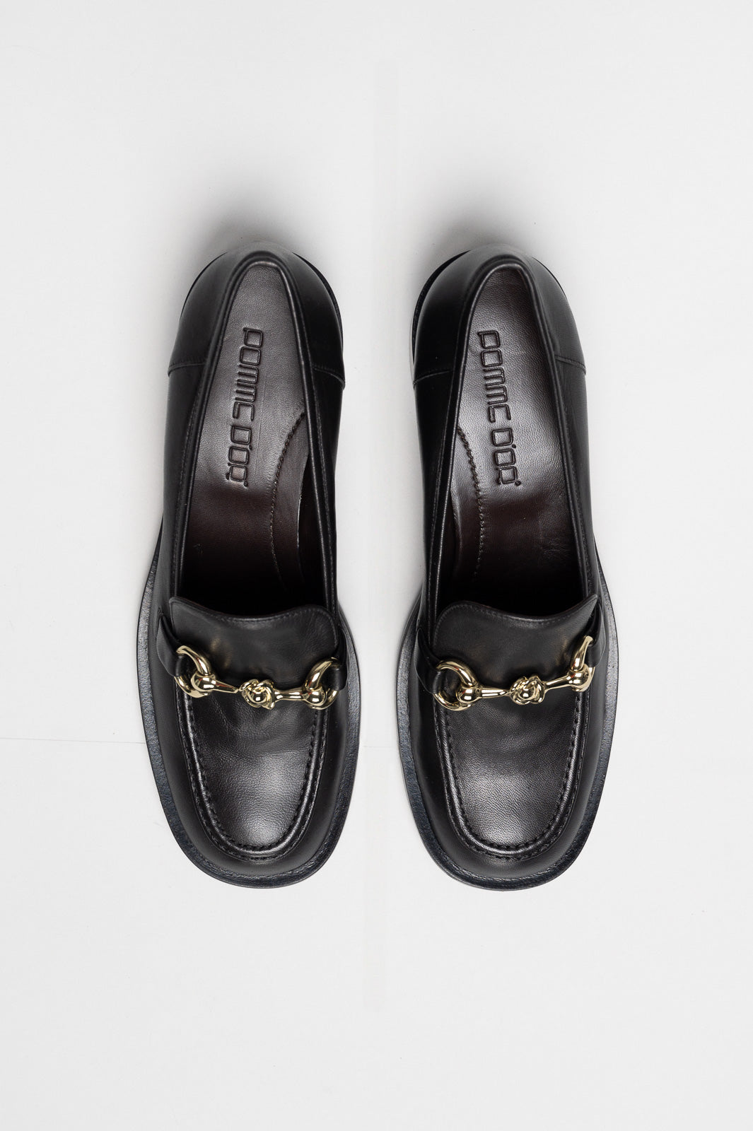 Heeled Loafer  | Noble Black Nappa Leather