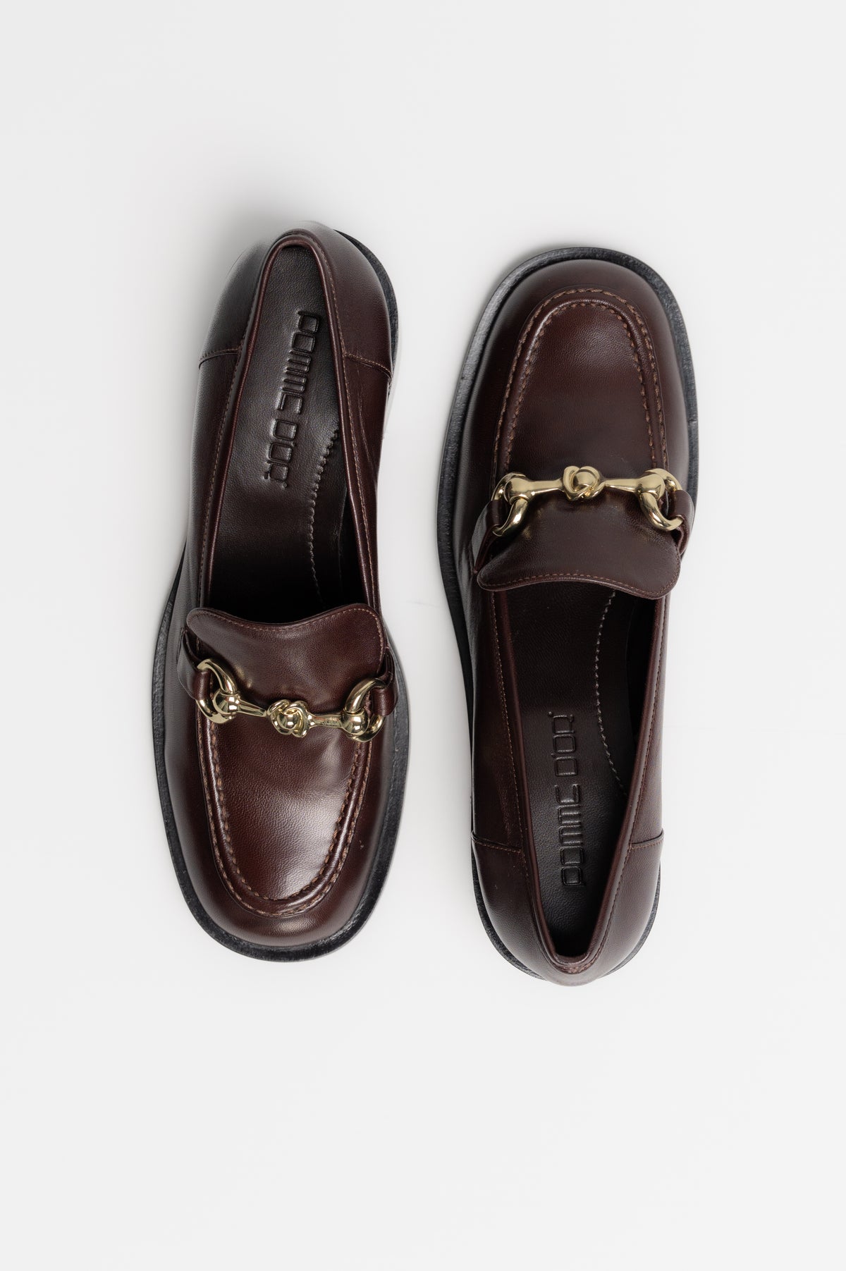 Heeled Loafer  | Chocolate Brown Nappa Leather
