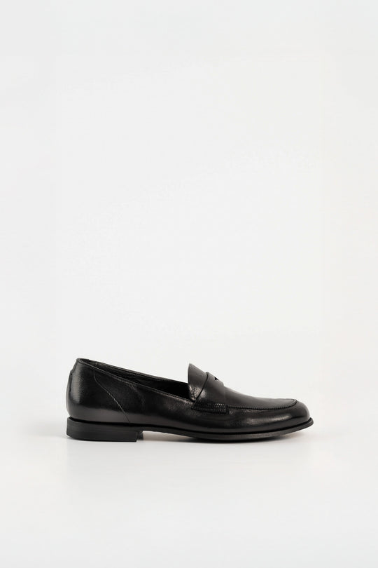 Penny Loafer Abidal | Black Calf Leather