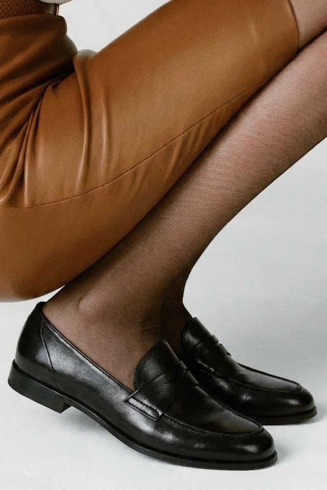 Penny Loafer Abidal | Black Calf Leather