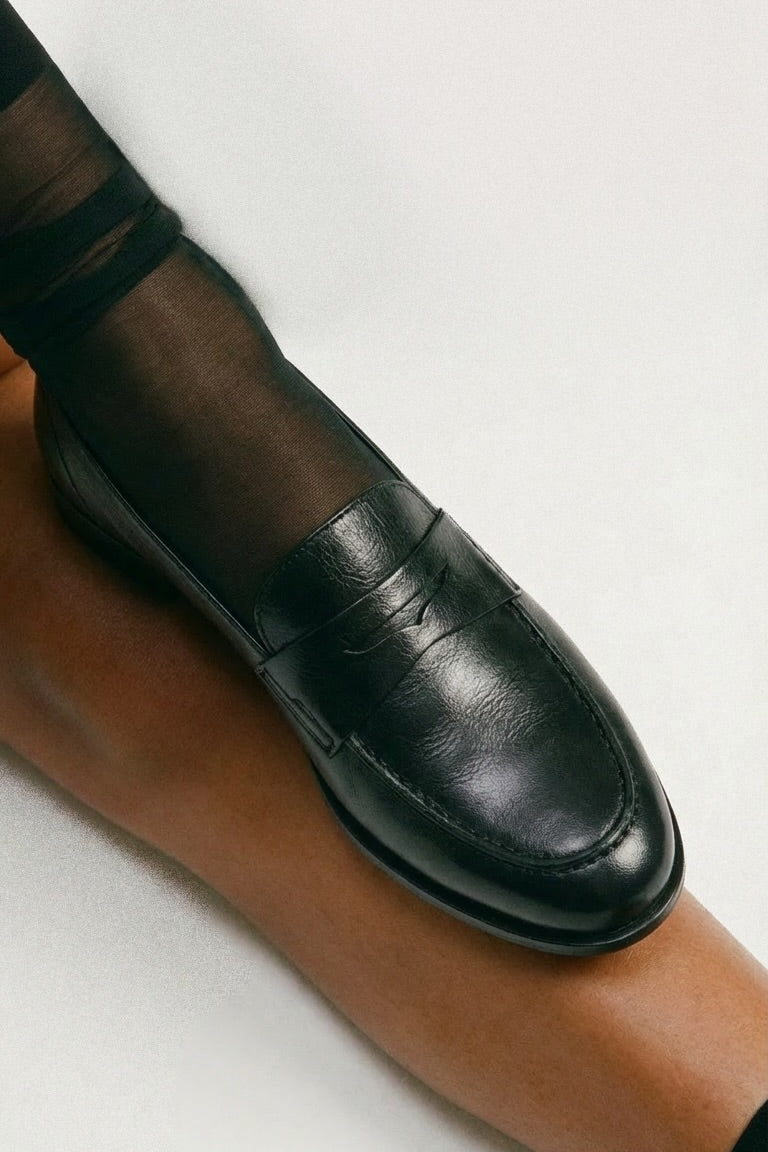 Penny Loafer Abidal | Black Calf Leather