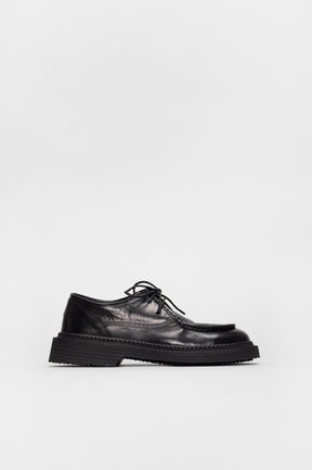 Lace-Up Shoe Cleo | Deep Black Calf Leather