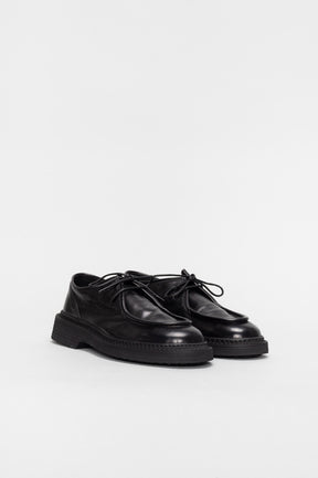 Lace-Up Shoe Cleo | Deep Black Calf Leather