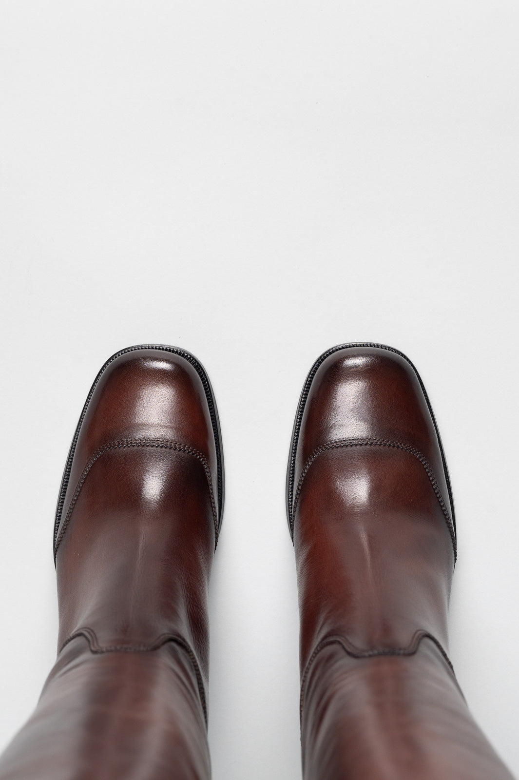 Heeled High Boot Kuma | Burnt Cognac Calf Leather