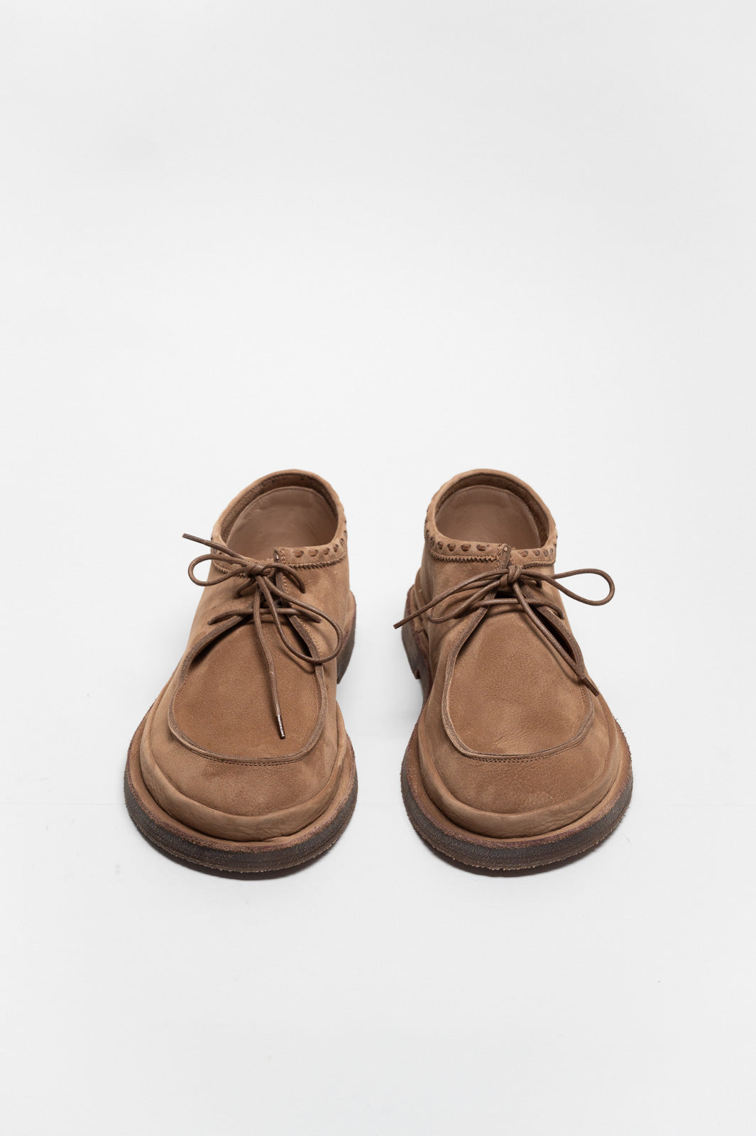 Men's Apron Toe Moccasin Garamor | Tobacco Brown Nubuck