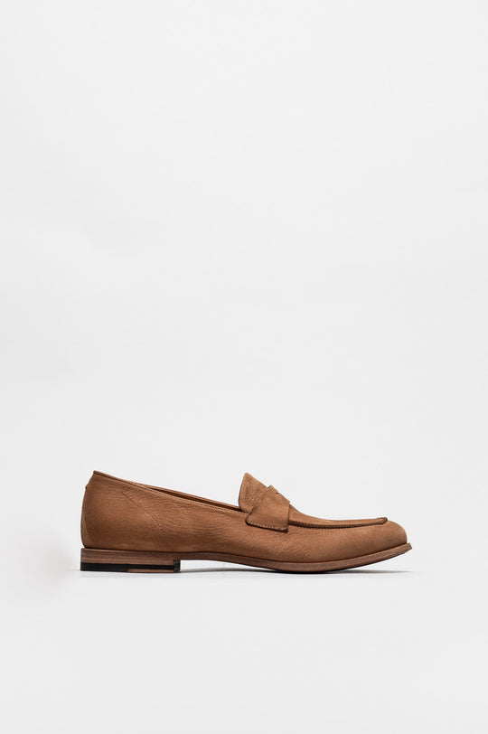 Penny Loafer Abidal | Caramel Brown Nubuck