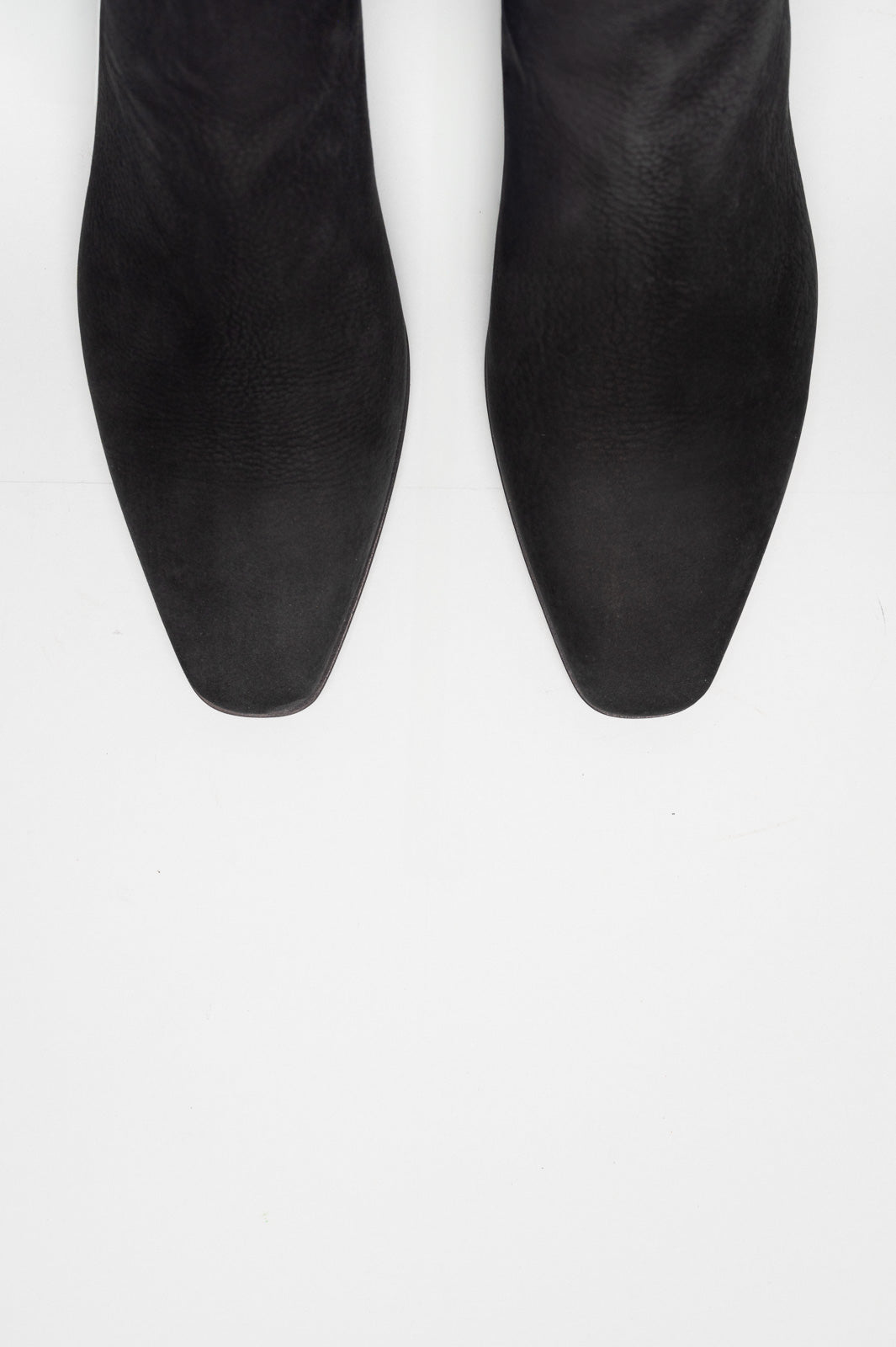 Zipper Boot Paik | Deep Black Nubuck