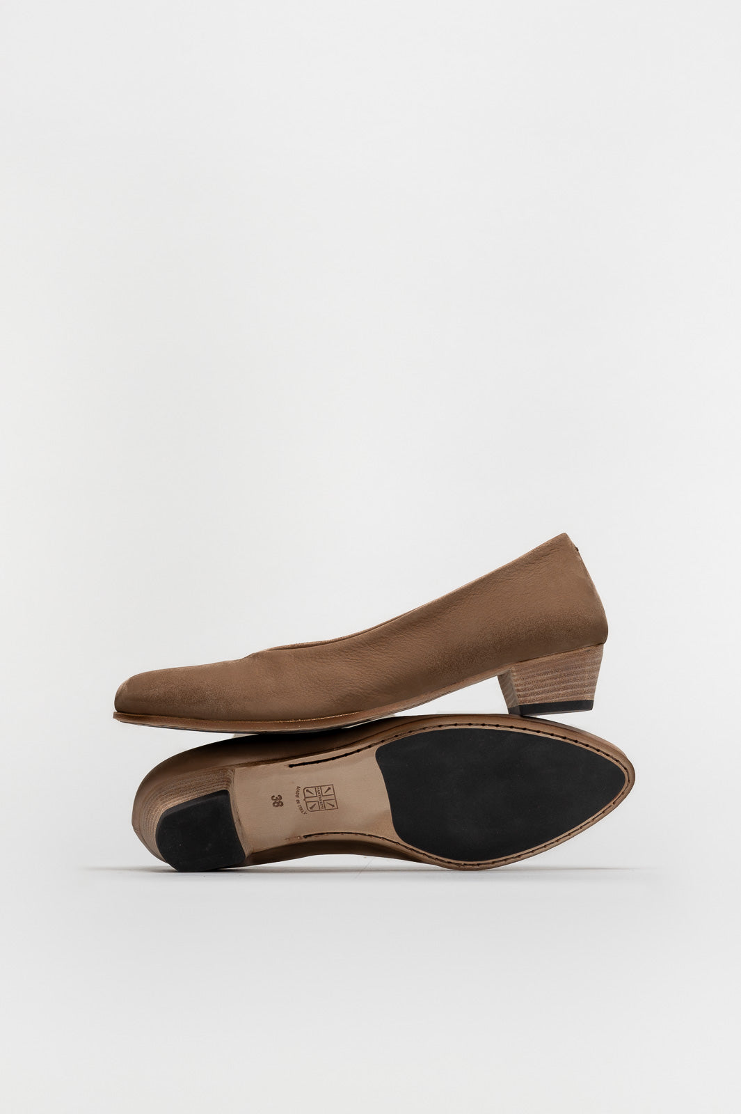 Pump Paik | Caramello Beige Nubuck