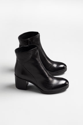 Ankle Boot Belle | Black Calf Leather