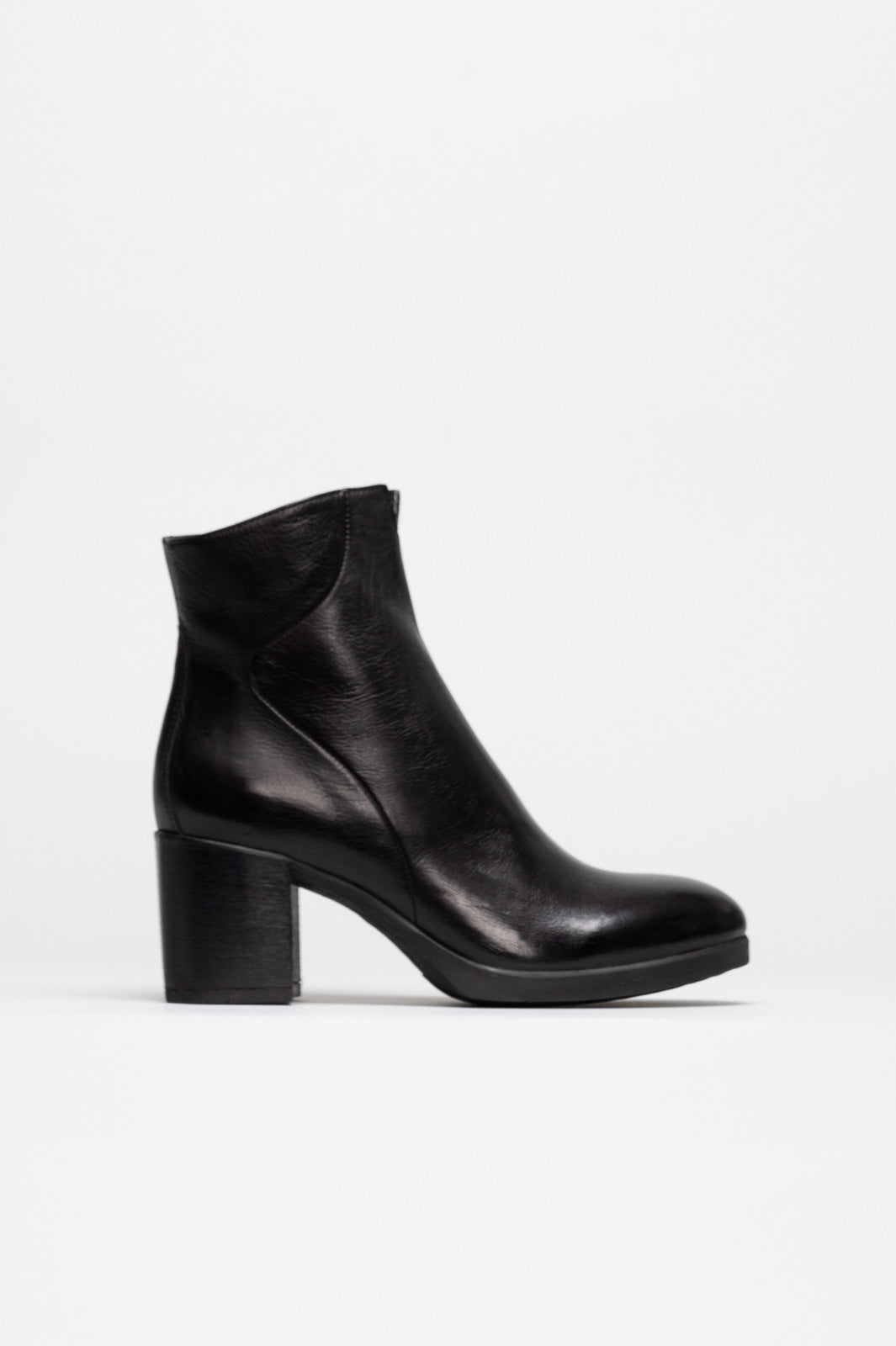 Ankle Boot Belle | Black Calf Leather