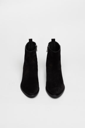 Zip Boot Zoe | Velvet Black Suede