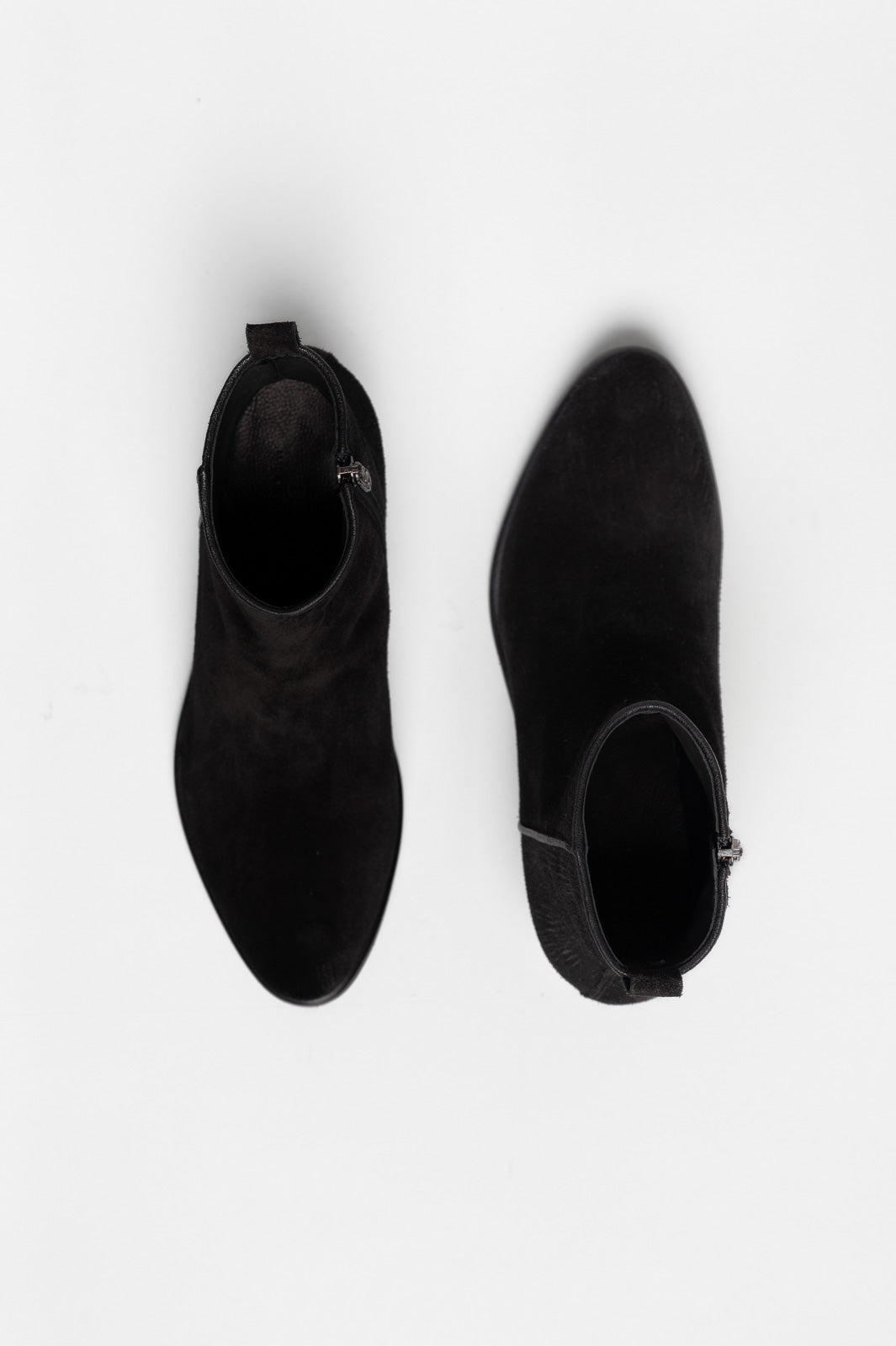 Zip Boot Zoe | Velvet Black Suede