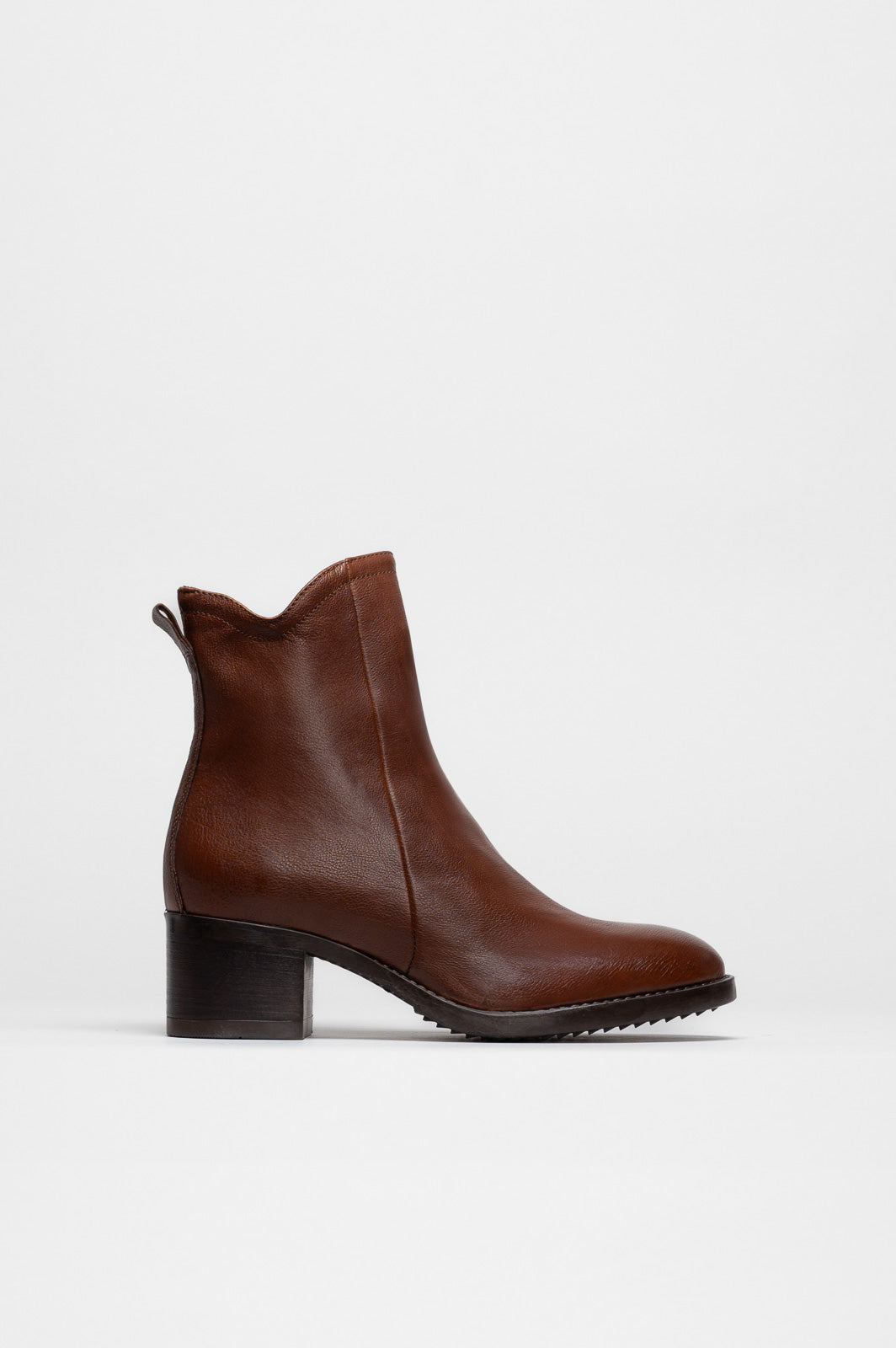 Heeled Boot Layla | Nutmeg Brown Calf Leather