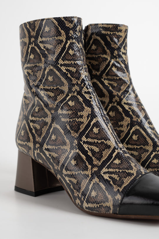 Ankle Boot Volkiria | Lizard Printed Calf Leather