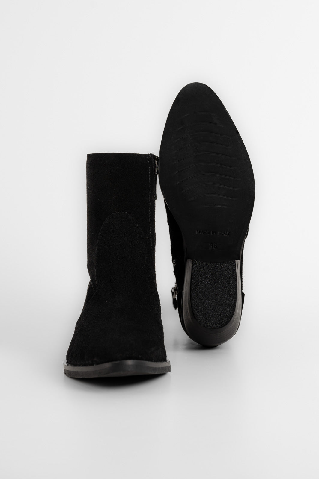 Cuban Boot Sierra | Black Suede