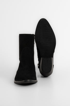 Cuban Boot Sierra | Black Suede