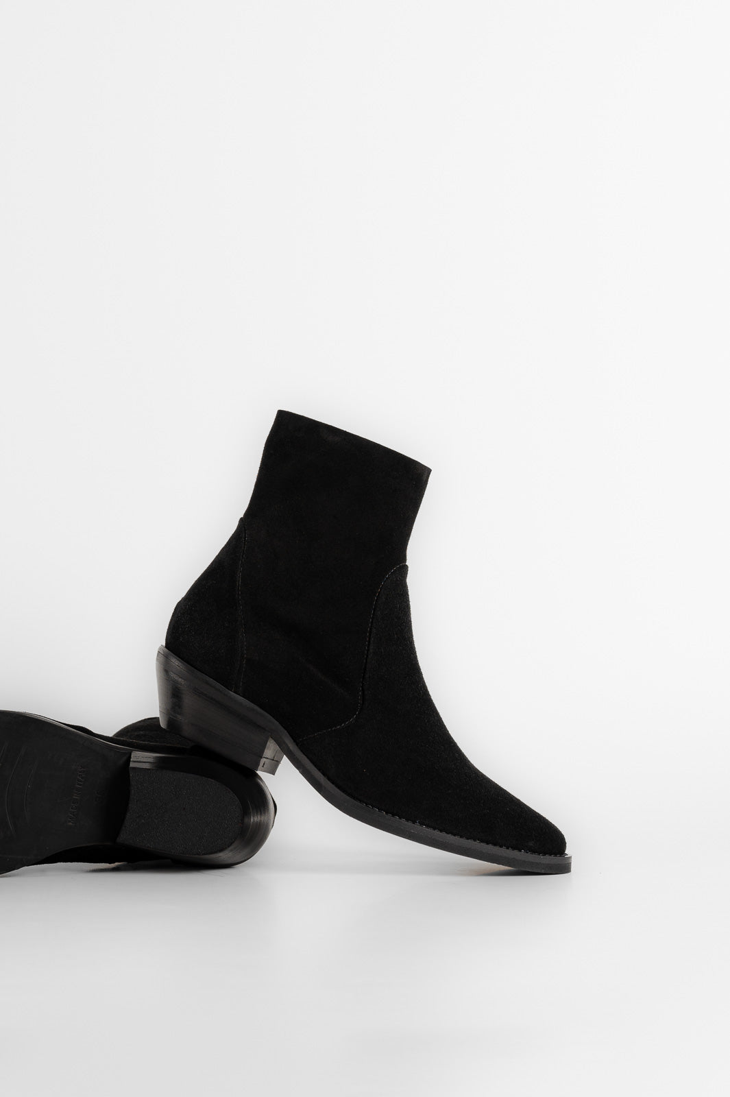 Cuban Boot Sierra | Black Suede