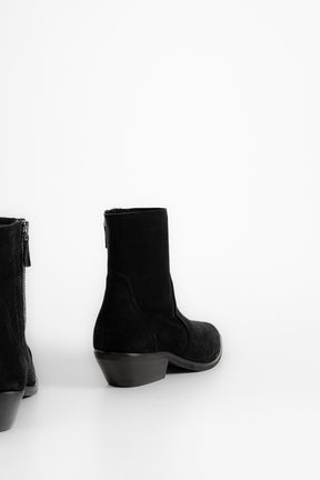 Cuban Boot Sierra | Black Suede
