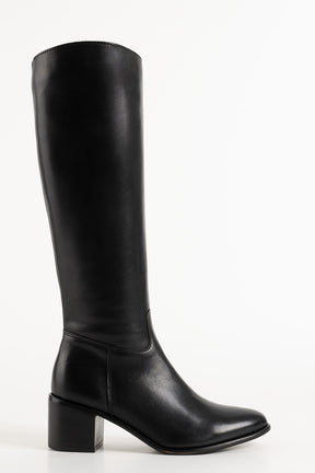 Signature High Boot Viona 6cm | Black Calf Leather