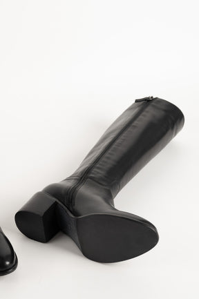 Signature High Boot Viona 6cm | Black Calf Leather