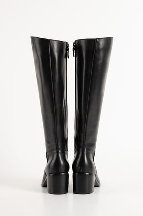 Signature High Boot Viona 6cm | Black Calf Leather