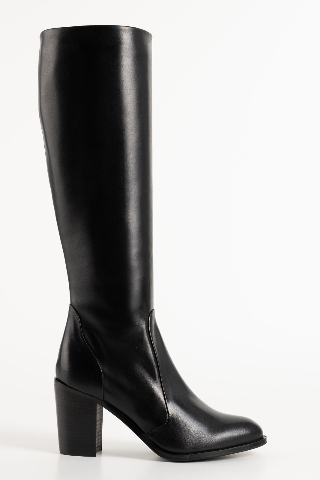 Signature High Boot Viona 8cm | Black Calf Leather