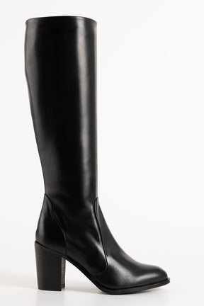 Signature High Boot Viona 8cm | Black Calf Leather
