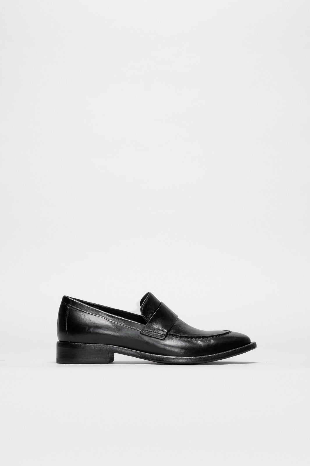 Loafer Capici | Black Washed Calf Leather