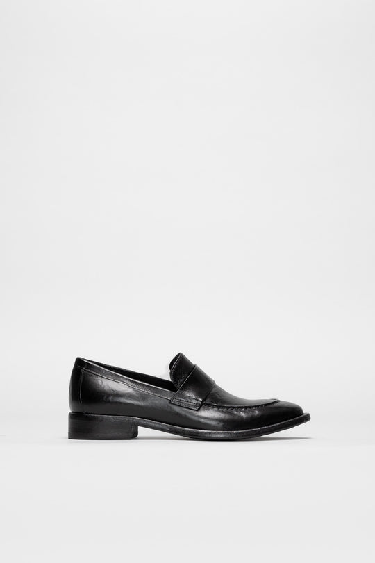 Loafer Capici | Black Washed Calf Leather