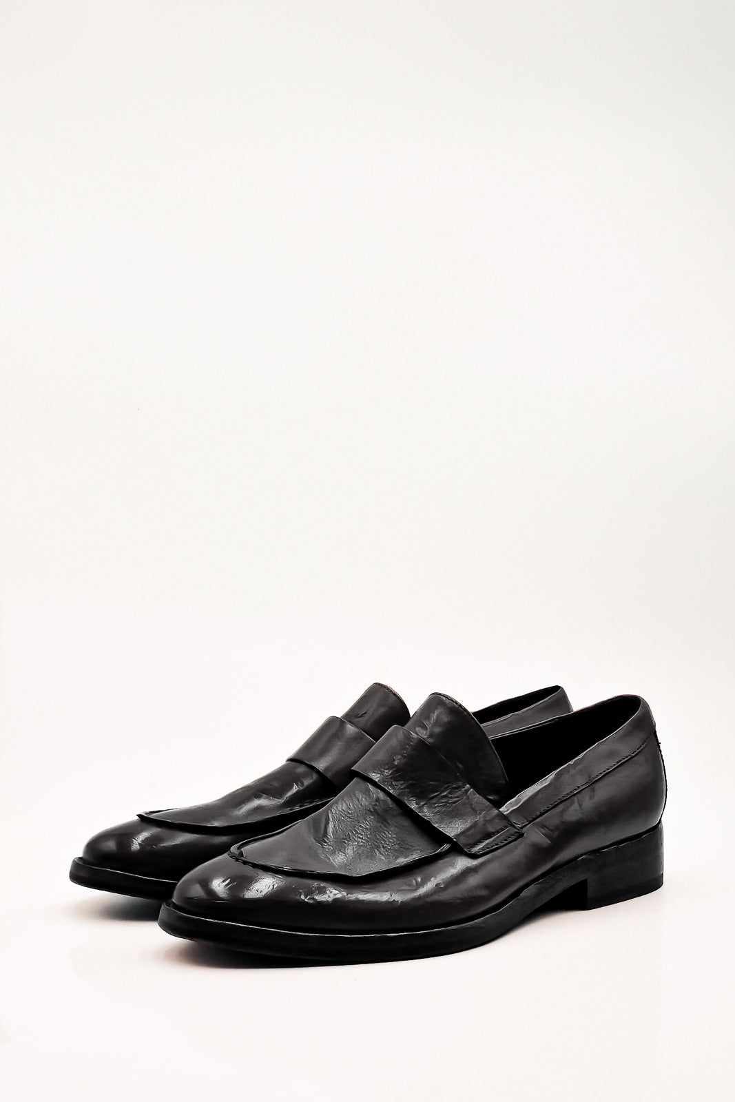 Loafer Capici | Black Washed Calf Leather