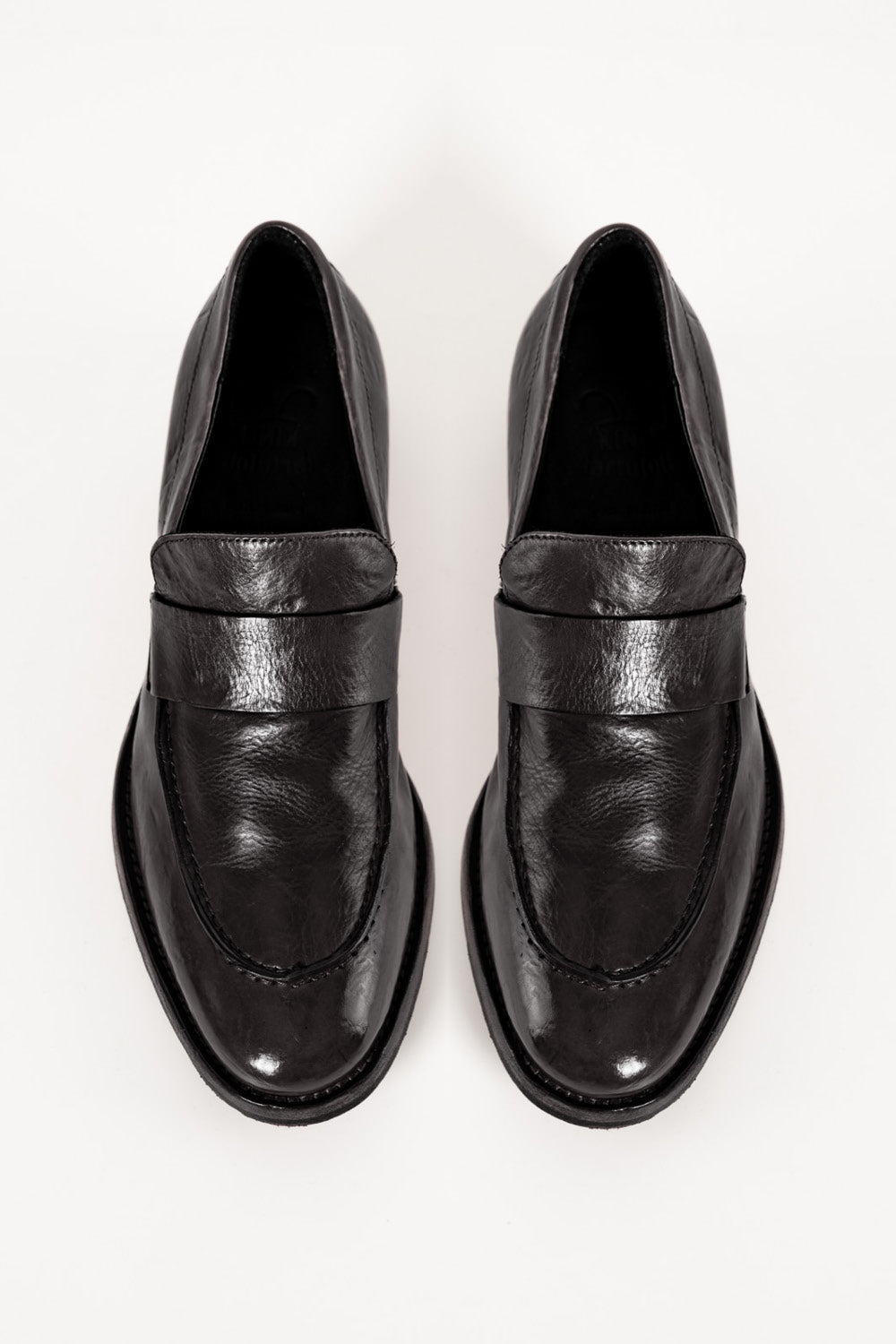 Loafer Capici | Black Washed Calf Leather