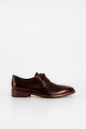 Derby Babette | Brown Washed Calf Leather