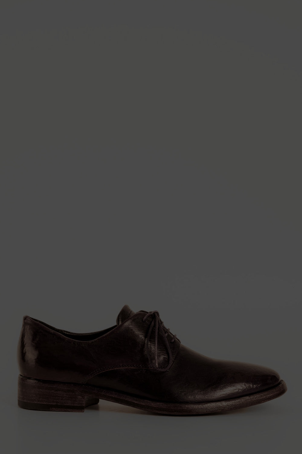 Derby Babette | Brown Washed Calf Leather