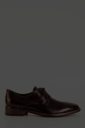 Derby Babette | Brown Washed Calf Leather
