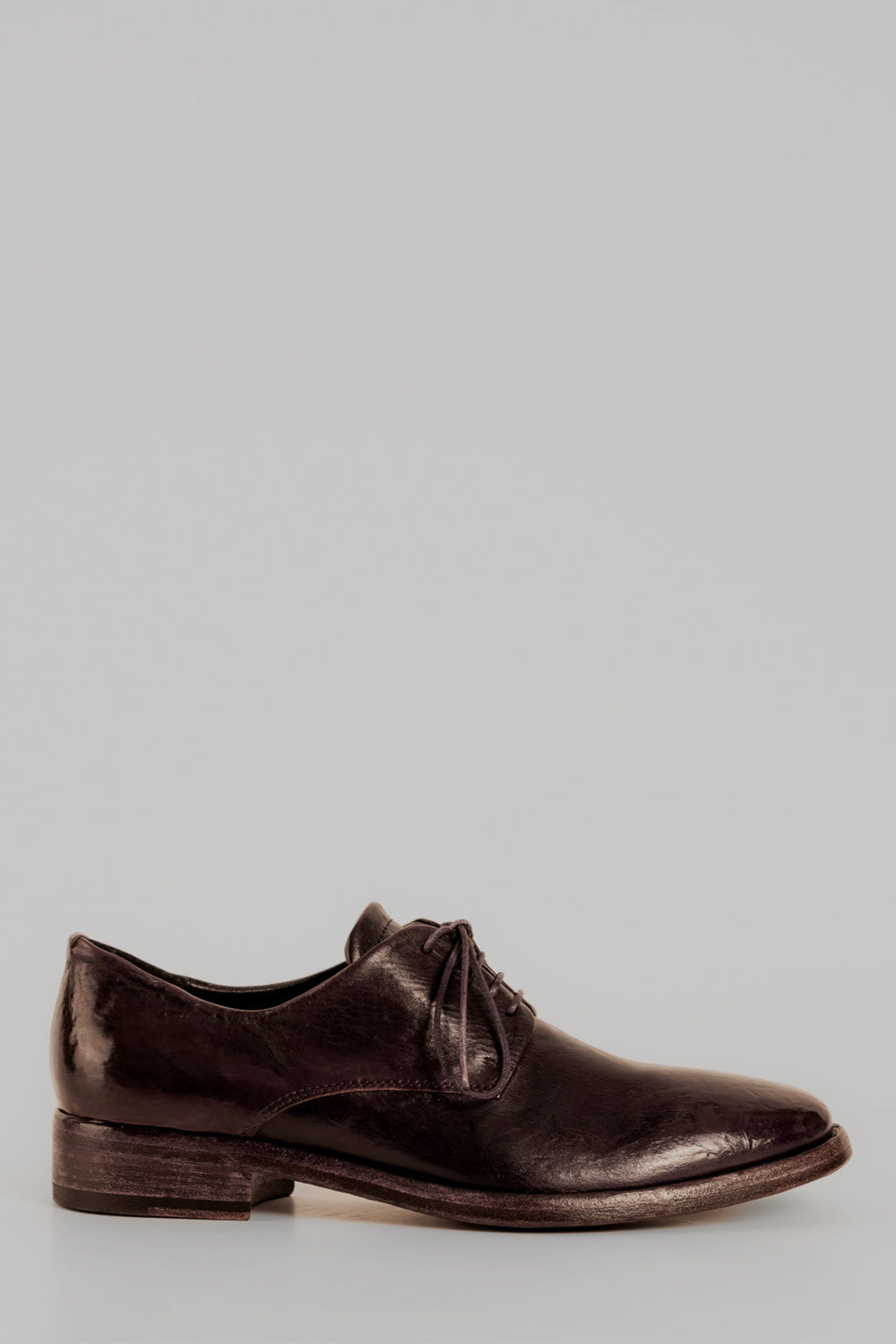 Derby Babette | Brown Washed Calf Leather