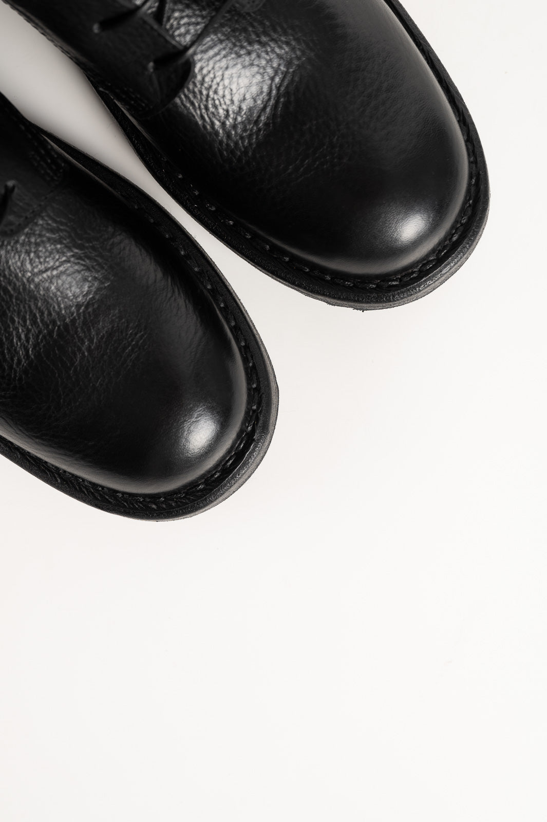 Lace-up Boot Kobe | Raw Black Calf Leather
