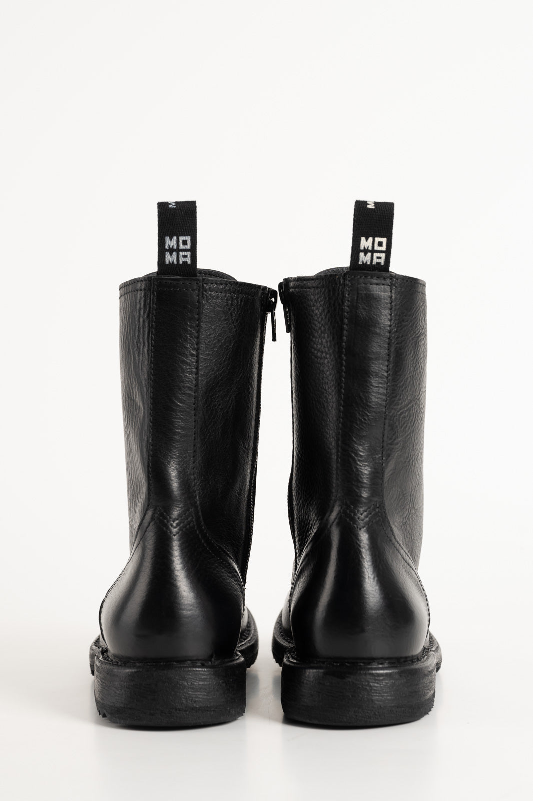 Lace-up Boot Kobe | Raw Black Calf Leather