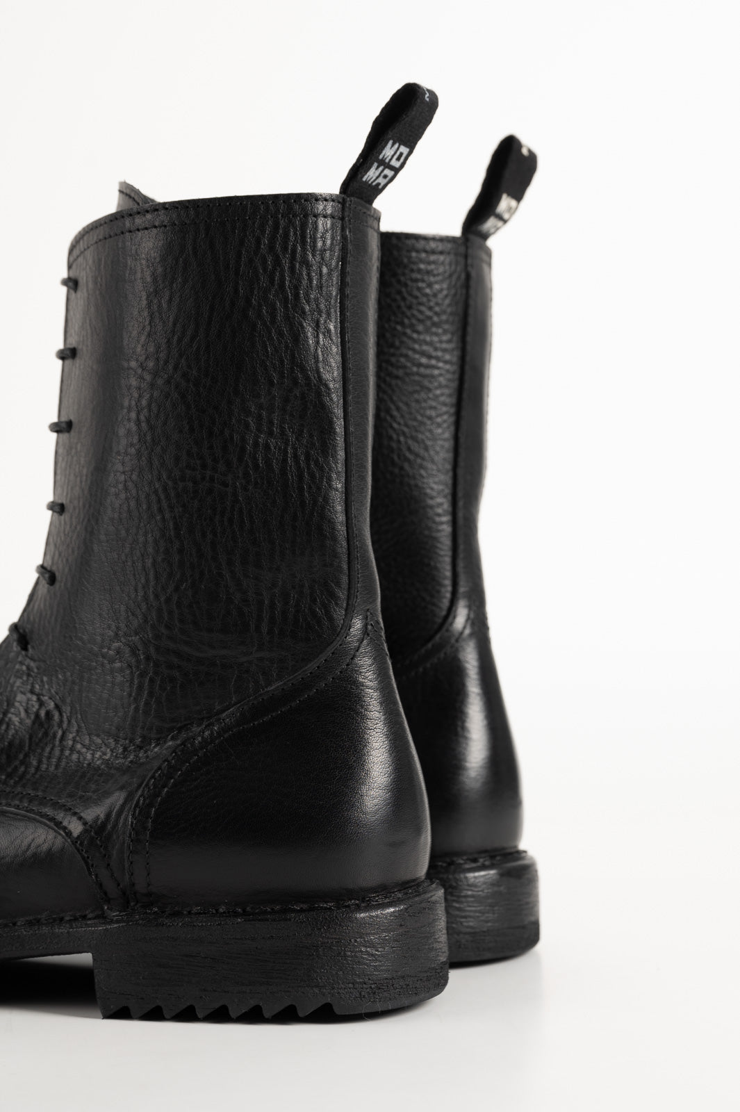 Lace-up Boot Kobe | Raw Black Calf Leather