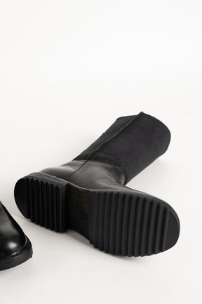 Zip Boot Kobe | Raw Black Calf Leather