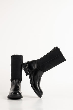 Zip Boot Kobe | Raw Black Calf Leather
