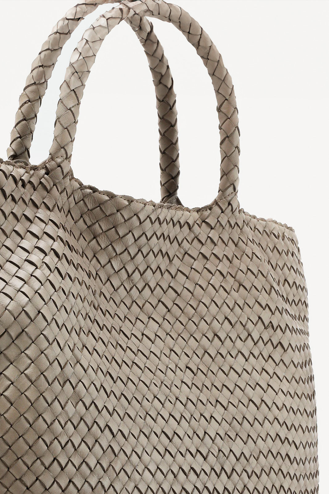 Tote Bag Class | Sage Grey Woven Calf Leather
