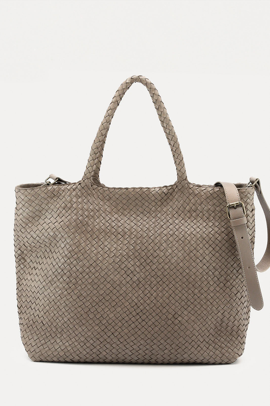 Tote Bag Class | Sage Grey Woven Calf Leather
