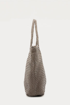 Tote Bag Class | Sage Grey Woven Calf Leather