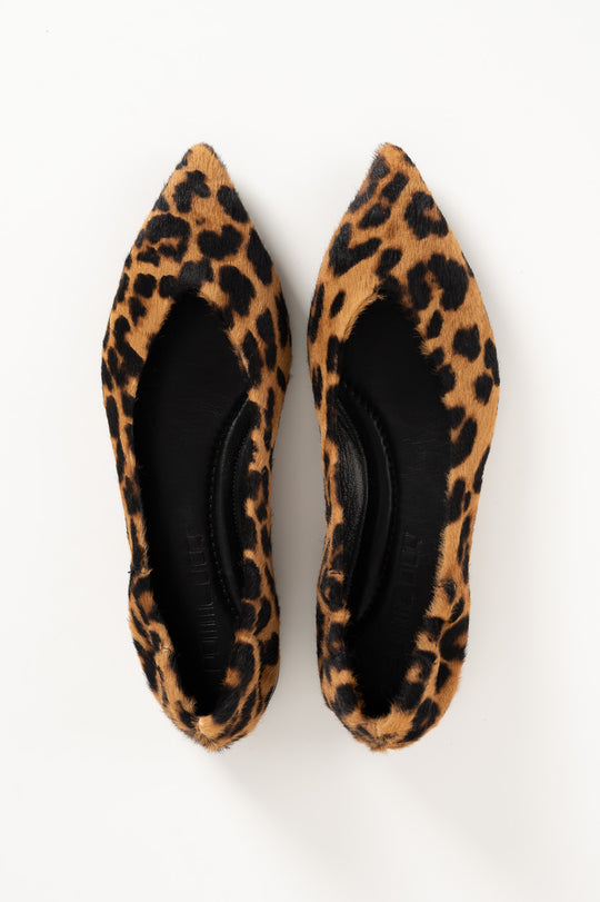 Ballet Flat Ingrid | Leopard Cavallino Pony
