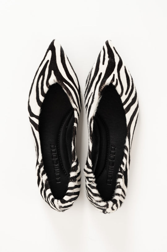 Ballet Flat Ingrid | Zebra Cavallino Pony