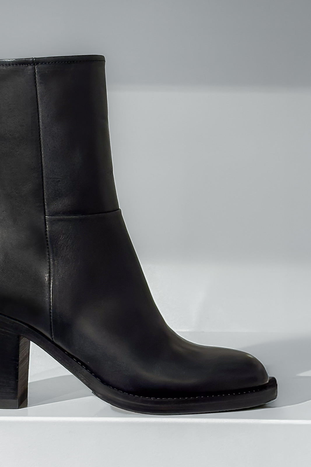 Heeled Boot Shelby | Noble Black Calf Leather