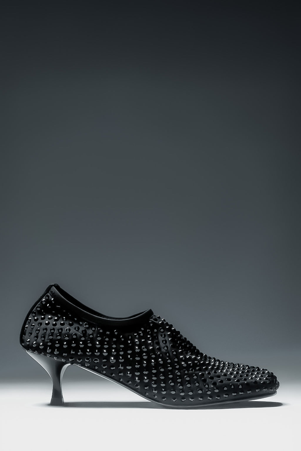 Crystal Pump Miss Black Strass