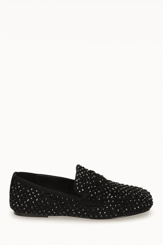 Crystal Loafer Vanity | Black Strass