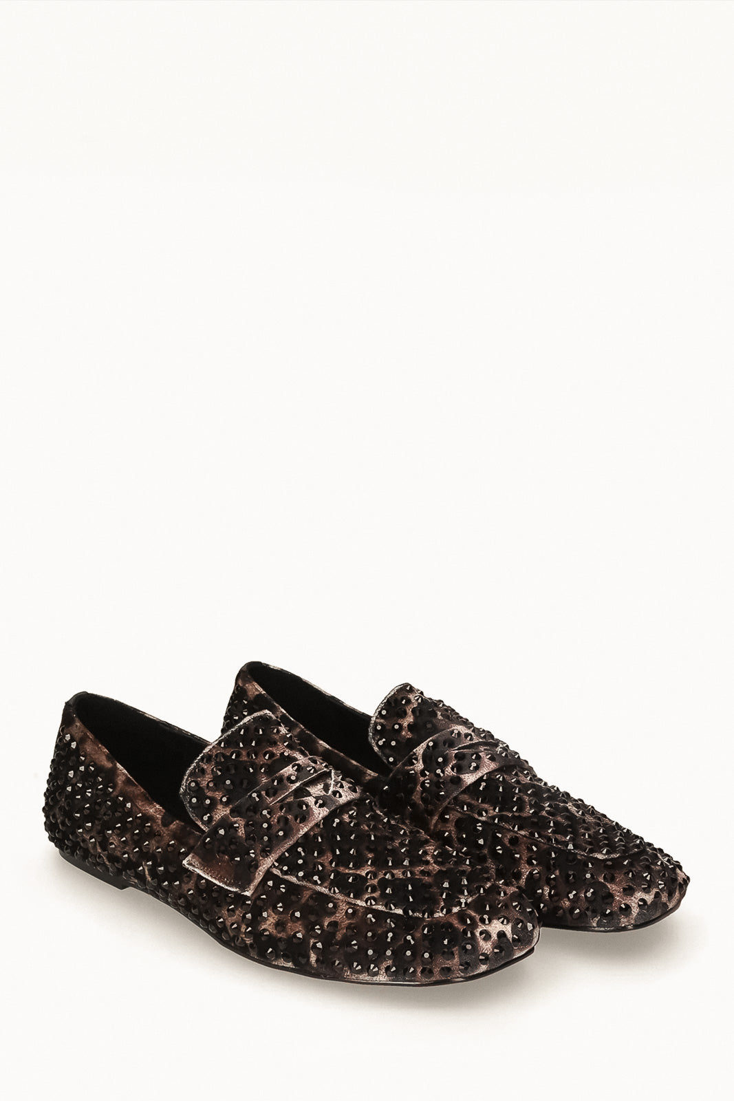 Crystal Loafer Vanity | Leopard Strass