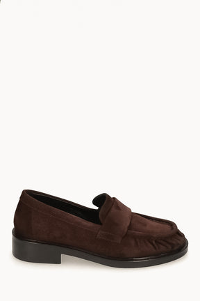 Crystal Loafer Romy | Rich Brown Suede